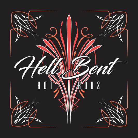 Hell Bent Classic Pinstripe Banner