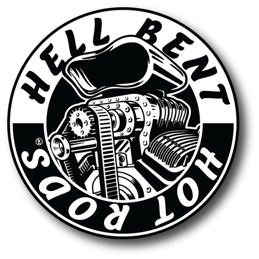 Hell Bent Classic Circle Sticker